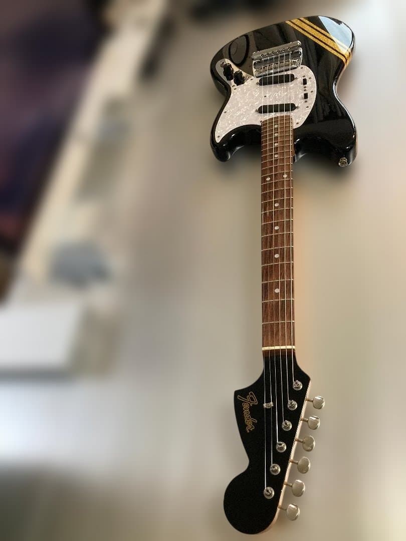 ギター Fender Japan MG69/CO-LTD Goldline BLK