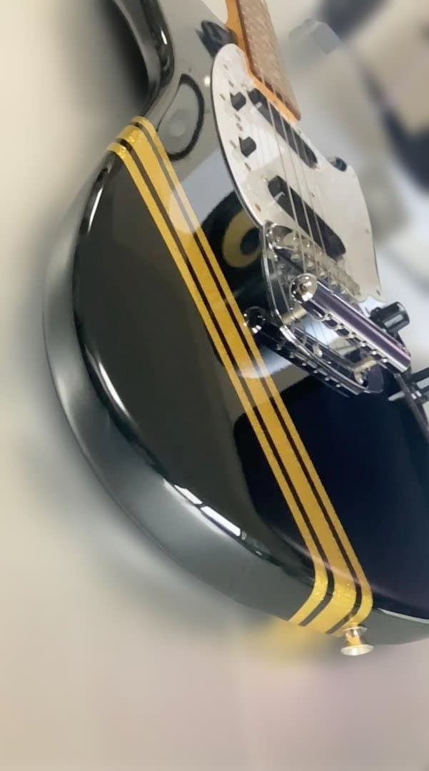 ギター Fender Japan MG69/CO-LTD Goldline BLK