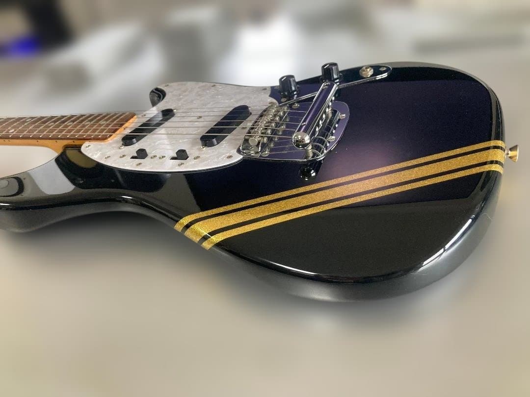 ギター Fender Japan MG69/CO-LTD Goldline BLK