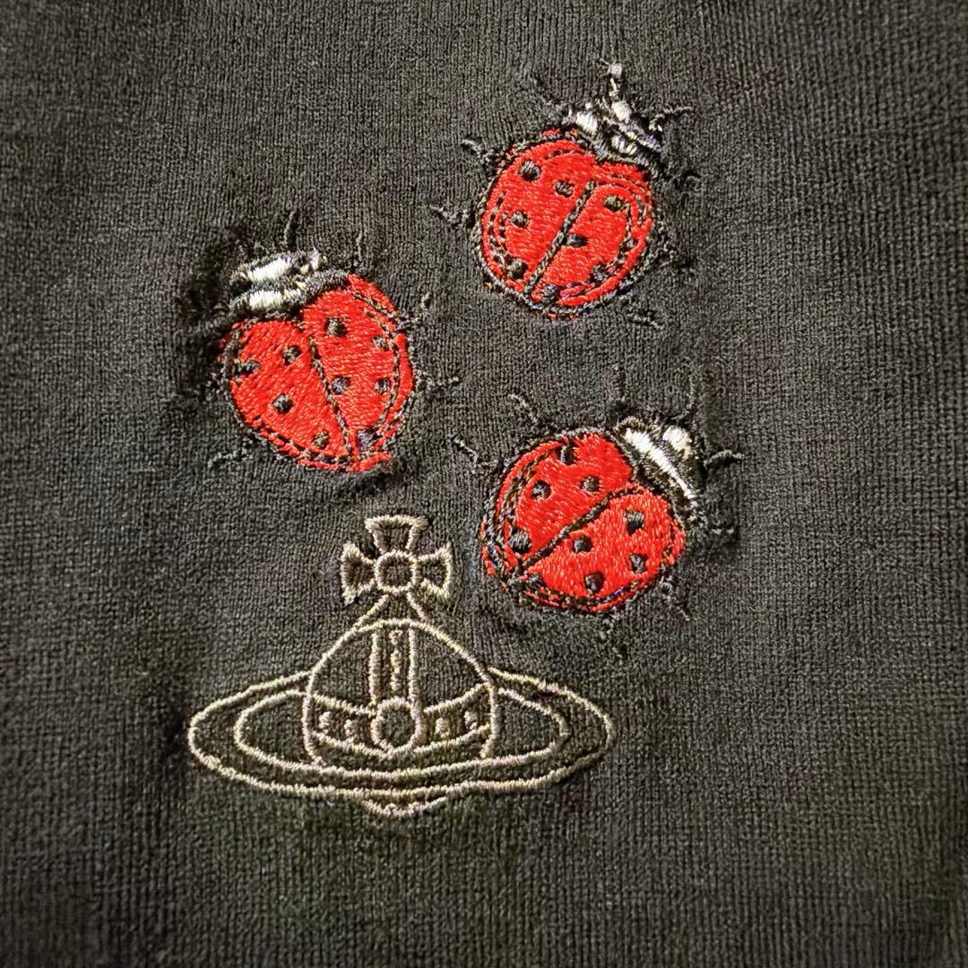 即完売✨ヴィヴィアンウエストウッド オーブ刺繍 テントウ虫 半袖Tシャツ 46