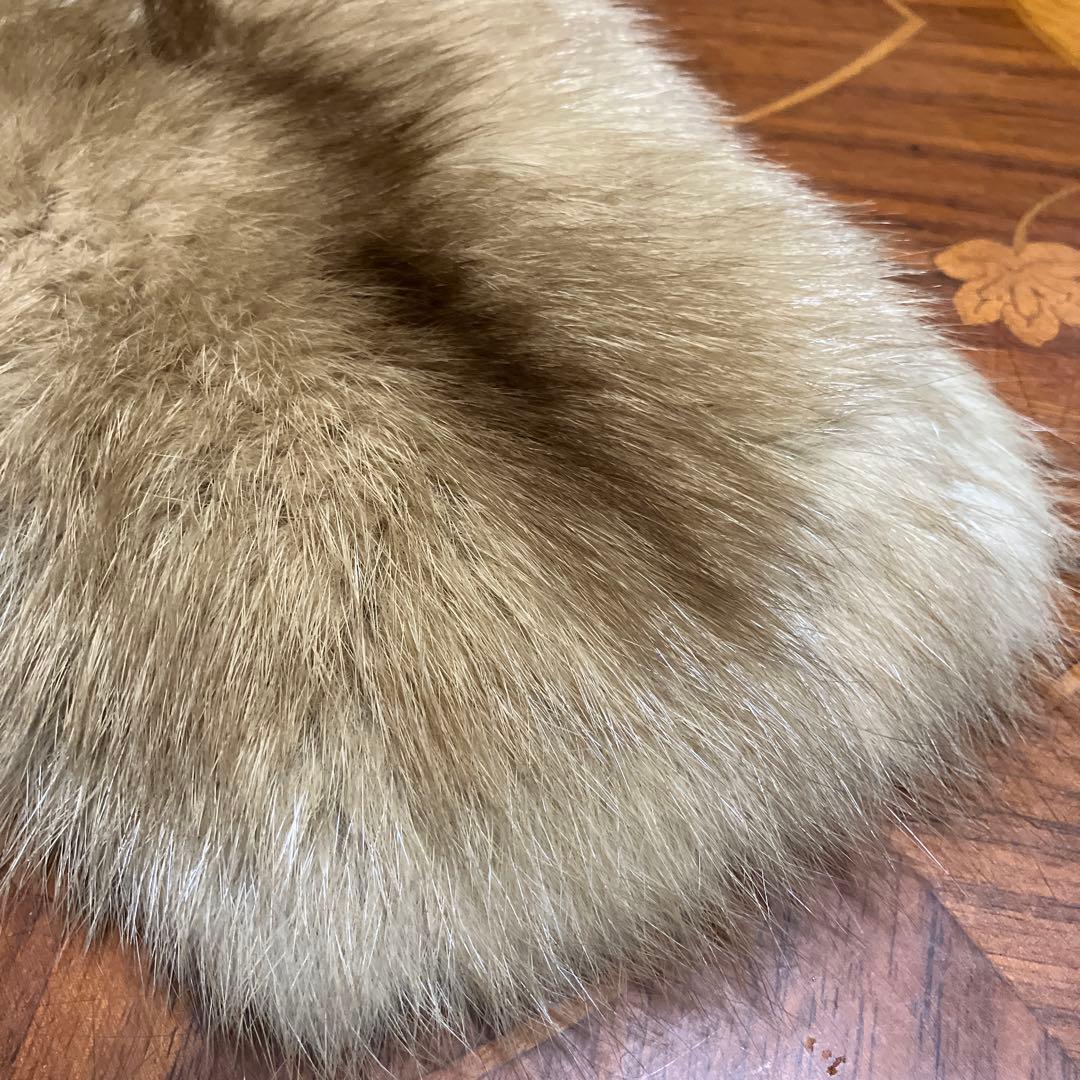 美品 ロシアンセーブル ゴールド ティペット