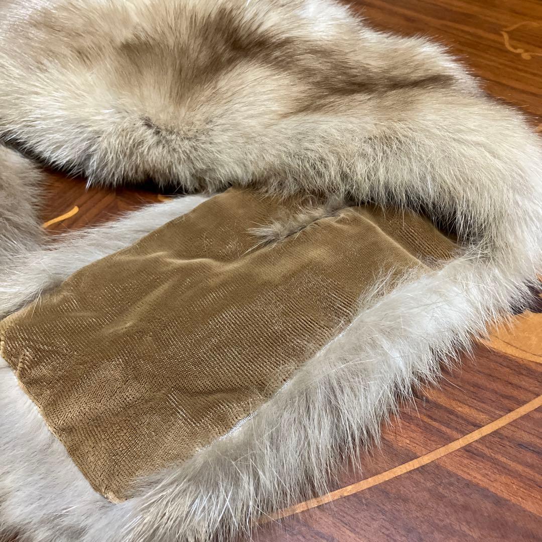 美品 ロシアンセーブル ゴールド ティペット