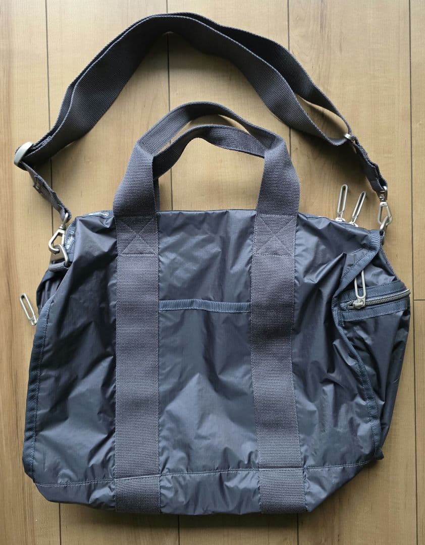 レスポ新品 ESSENTIAL MEDIUM DUFFLEシャドウグレーC