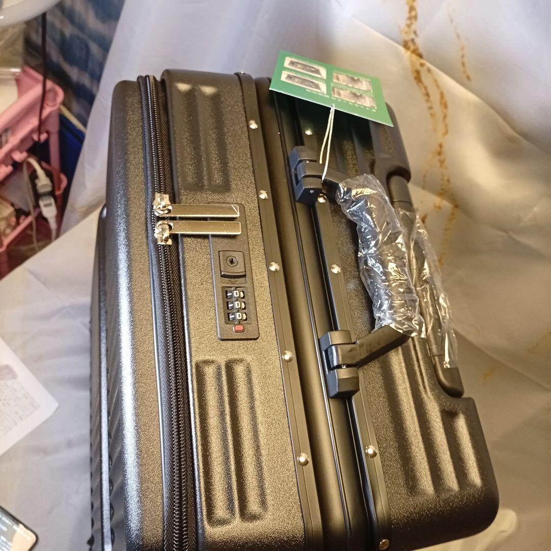 [lanbao] アルミフレームスーツケース 多機能フロント　Sサイズ