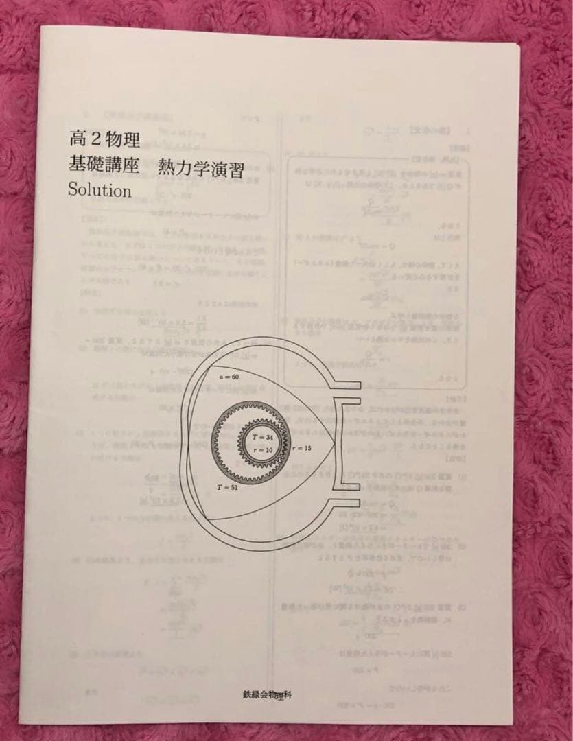 鉄緑会　高2物理　分野別演習&解答解説　全10冊　力学　熱力　原子　電磁気　波動