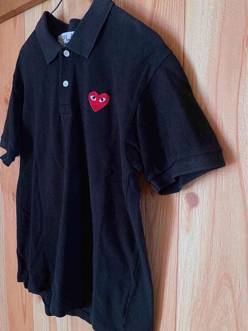 COMME des GARCONS コムデギャルソン　play ポロシャツ　M