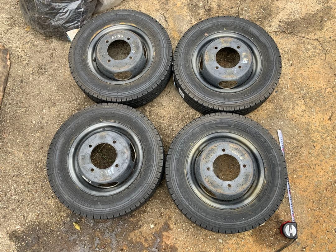 別途送料1500 ボンゴ　スチールホイール　タイヤ　145/80r12