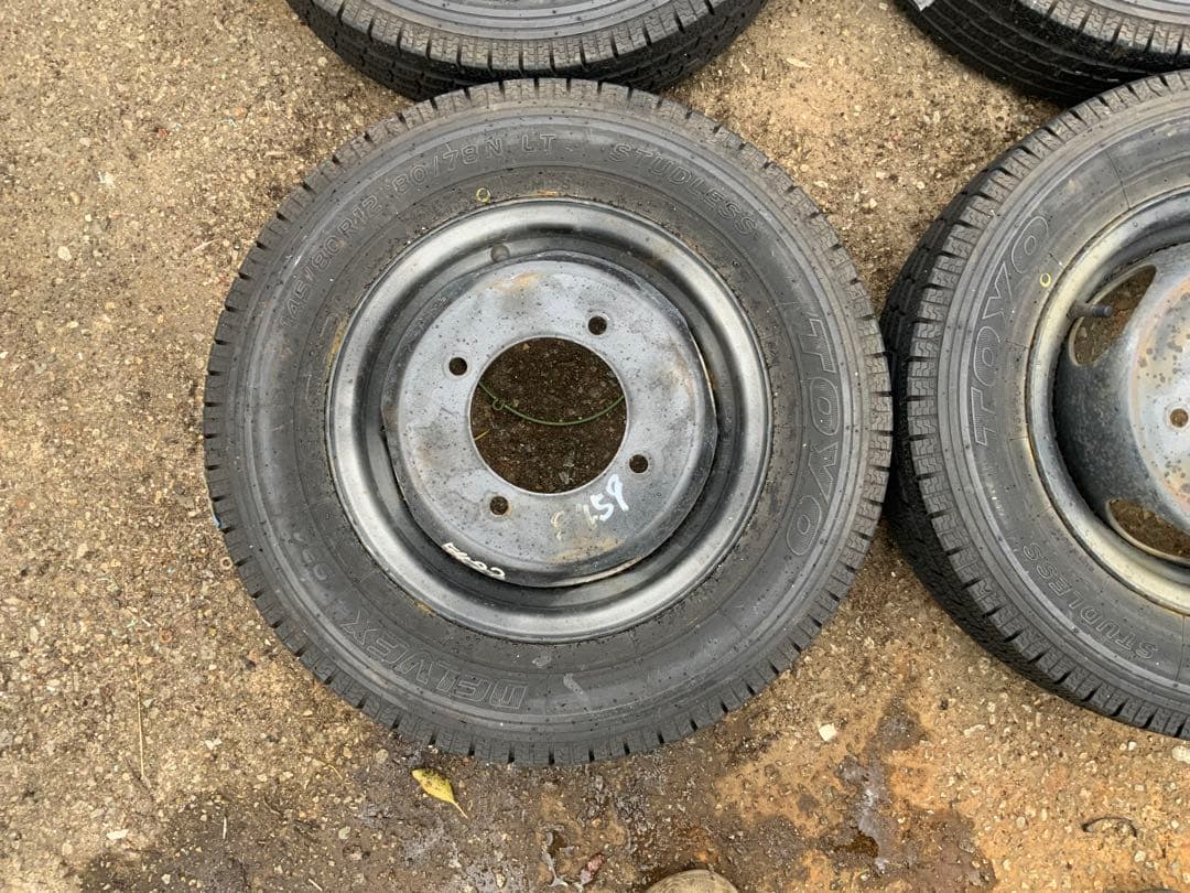 別途送料1500 ボンゴ　スチールホイール　タイヤ　145/80r12