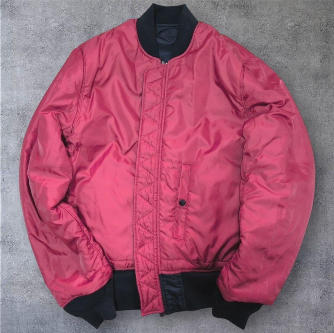 希少 短丈 ALPHA MA1 TIGHT BACK EMBROIDERY
