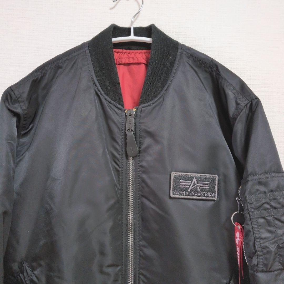 希少 短丈 ALPHA MA1 TIGHT BACK EMBROIDERY