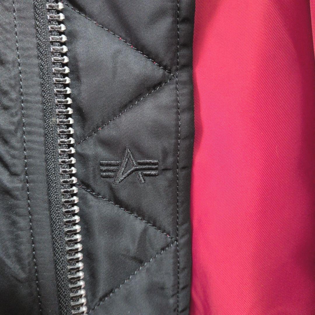 希少 短丈 ALPHA MA1 TIGHT BACK EMBROIDERY