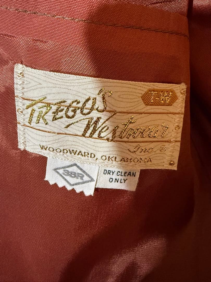 ビンテージ　ウエスタンジャケット　Trego's Westwear