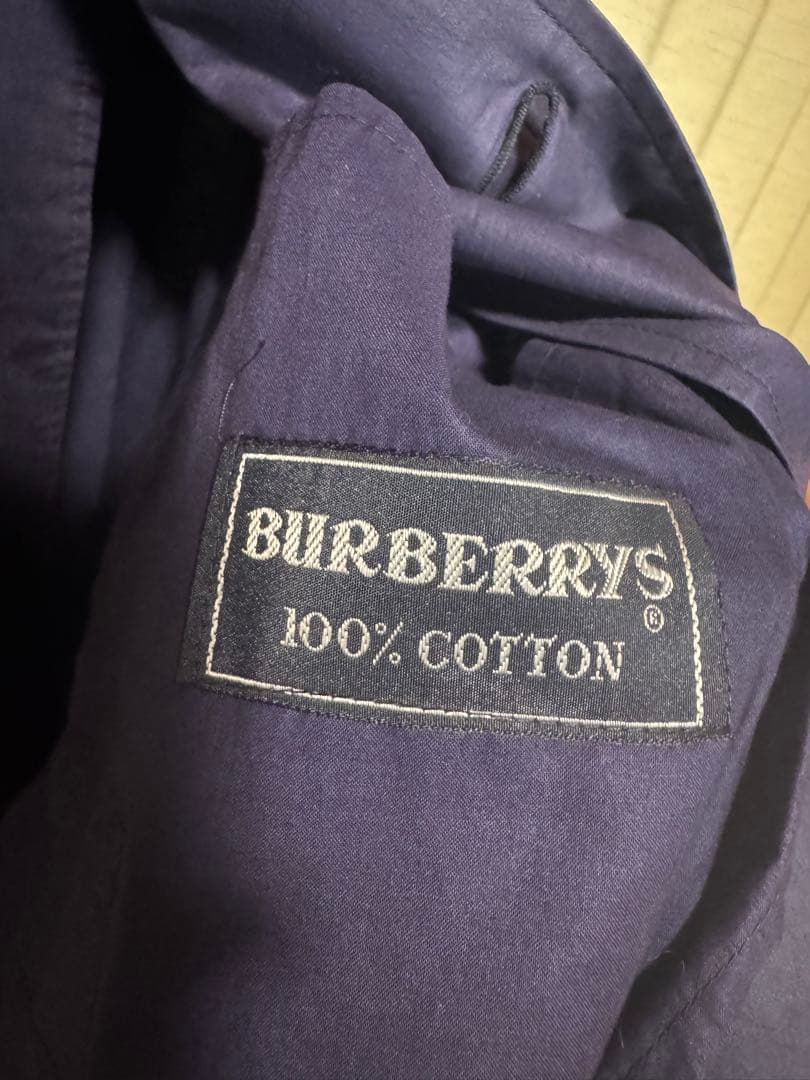 特別価格　超希少！Burberrys 一枚袖　ネイビー　シングルトレンチ