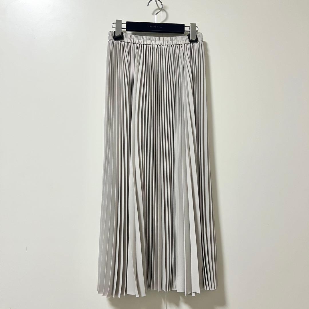 theory luxe 25SS 人気色 ウォッシャブル ロングプリーツスカート