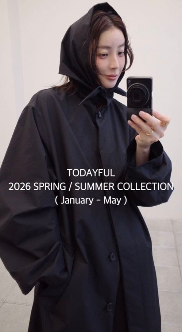 【週末価格】TODAYFUL ステンカラーウォータープルーフコート 36