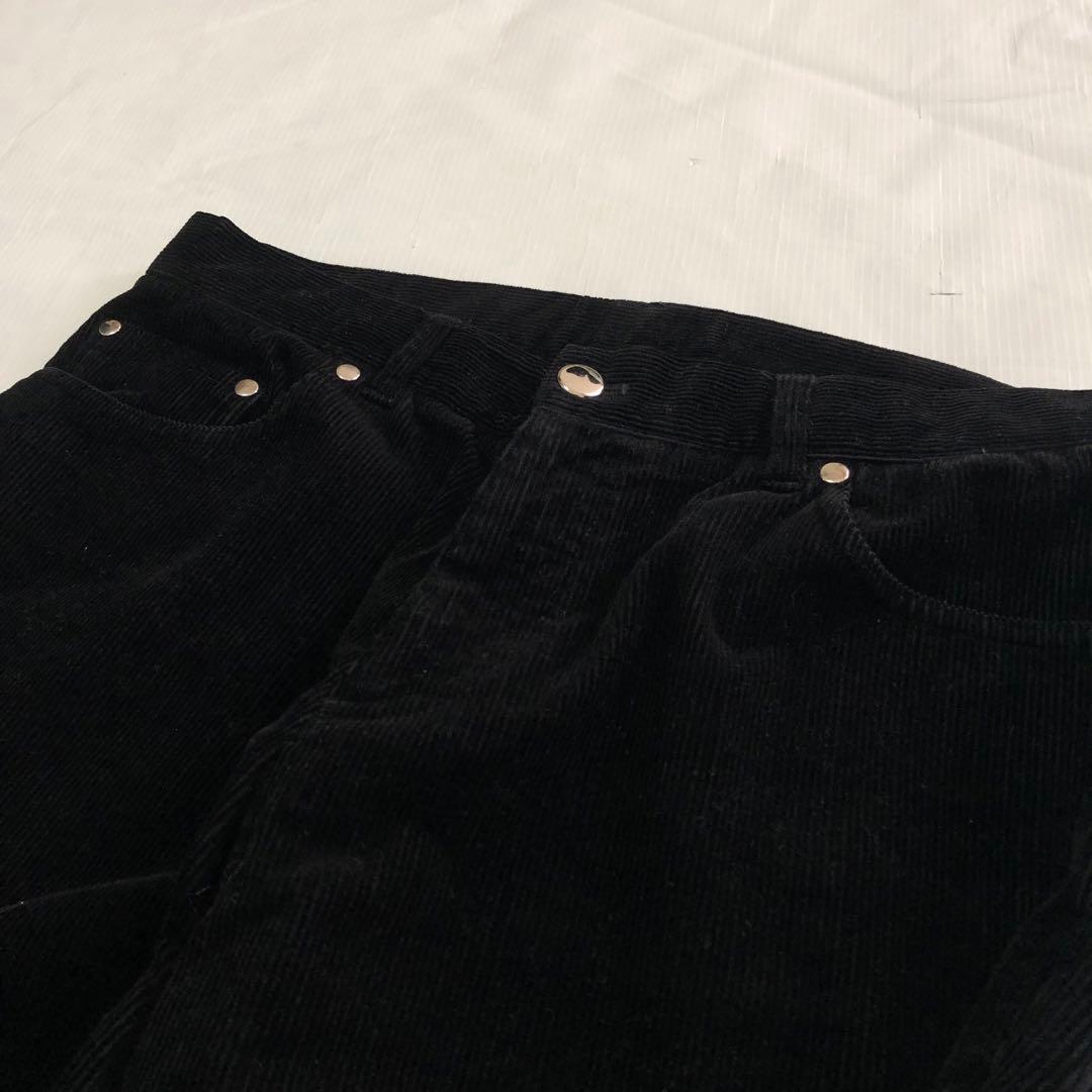 90s JIL SANDER 本人期 コーデュロイ パンツ ブラック