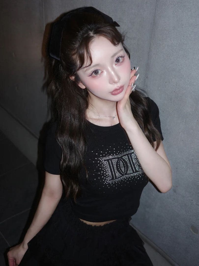 ♡ ダーリッチ Darich ♡ シャイニーDDロゴコンパクトTシャツ