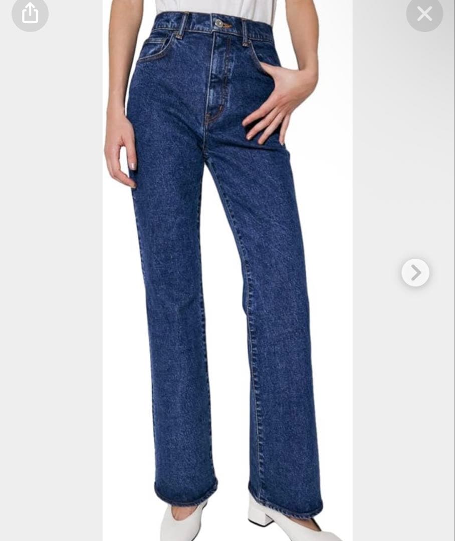 新品未使用moussy MVS SW フレアデニム 27インチ　Ｌ
