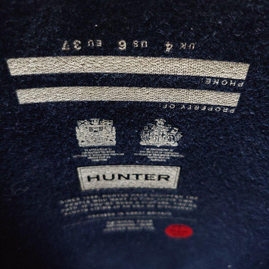 【美品】HUNTER ハンター レインブーツ 雨靴 長靴 23cm