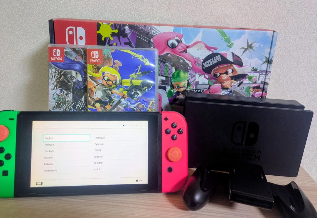 Switch 本体 スプラトゥーン2同梱版＋スプラ3＋女神転生5
