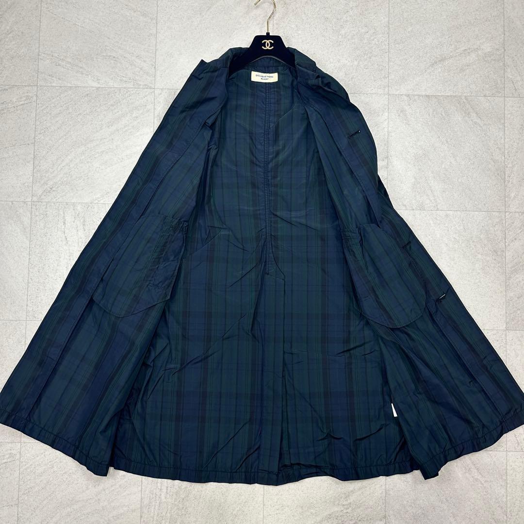 【BEAMS BOY】チェックメモリーコート ロング ブラックウォッチ（1）