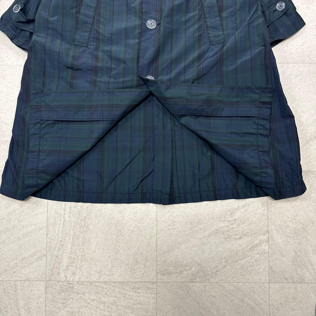 【BEAMS BOY】チェックメモリーコート ロング ブラックウォッチ（1）