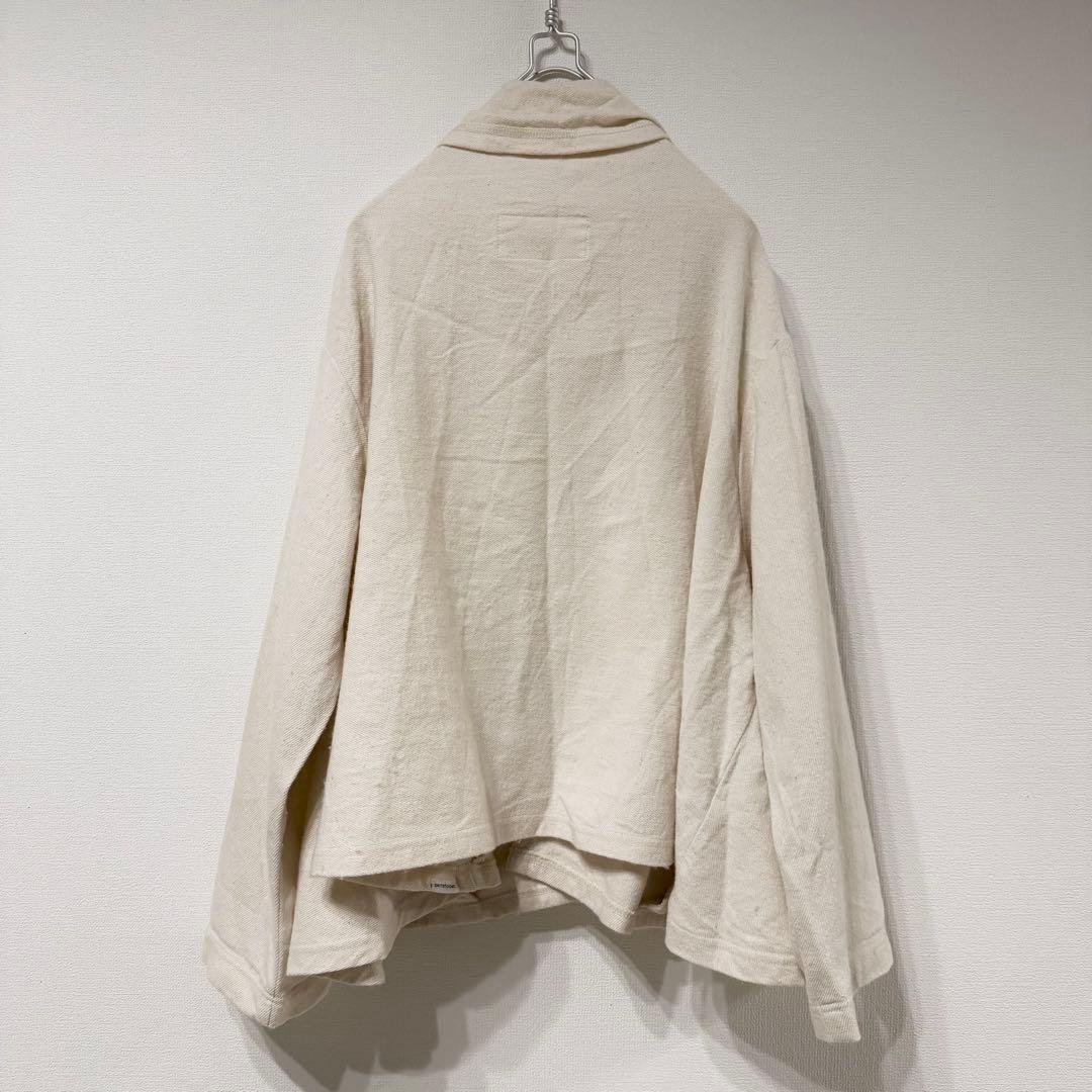 ネストローブ ［UpcycleLino］ウール混デニムショートローブ