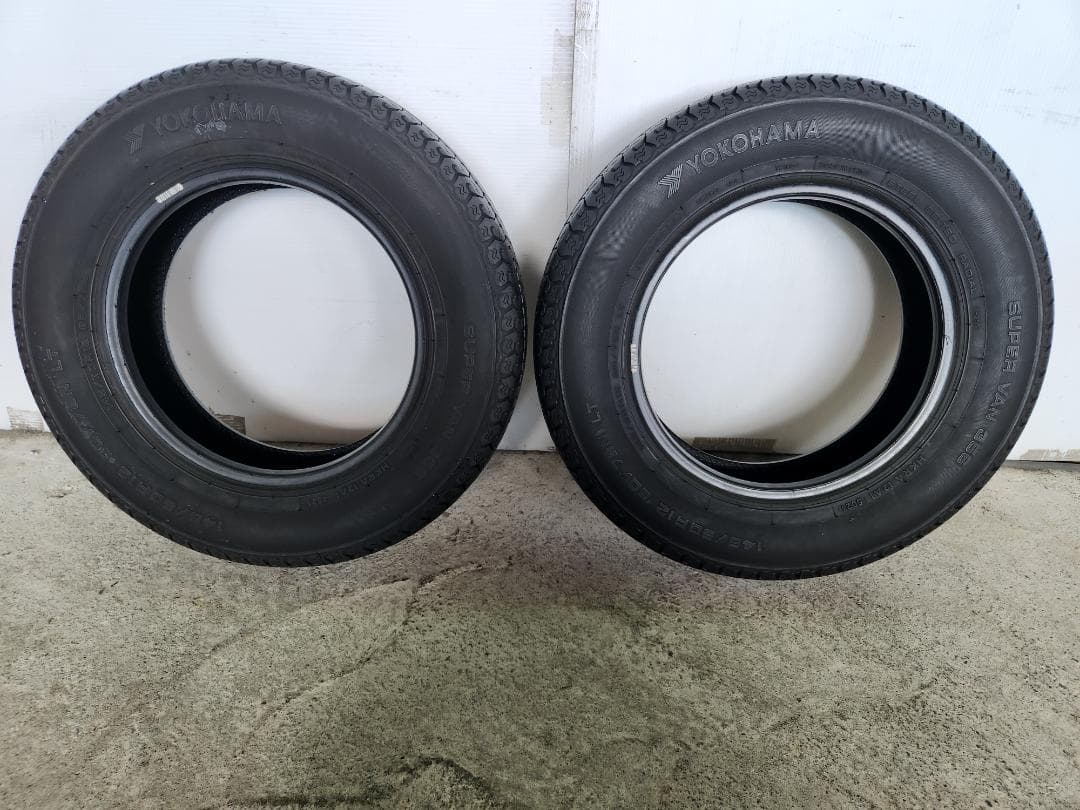 送料込☆2021年製 ヨコハマ タイヤ 145/80R12 LT ☆2本