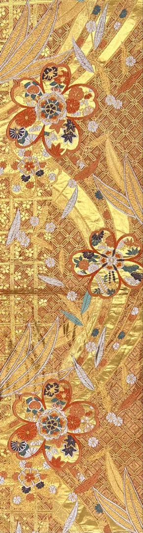 振り袖　フルセット　別誂長襦袢　グリーン　金彩加工　刺繍入り　834