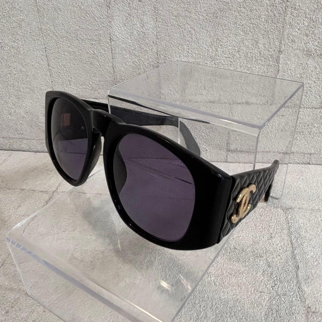 CHANEL☆シャネル　ココマークキルティング　サングラス　スクエア型　766