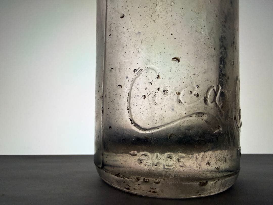 F9 レア 1900年代初期 コカコーラ ストレートサイド ボトル 瓶