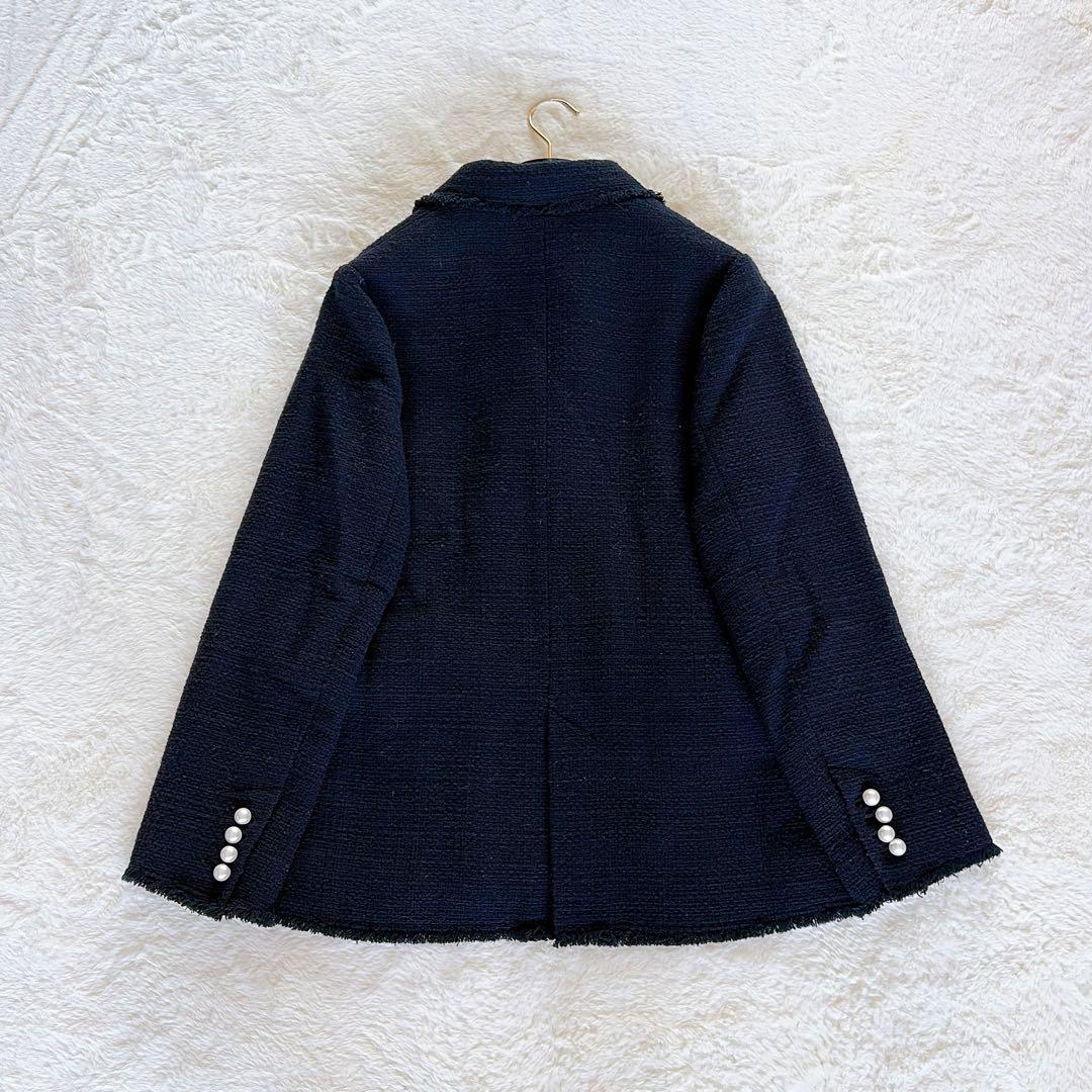 完売人気✨美品【Spick & Span】ツイードダブルジャケット パール 36