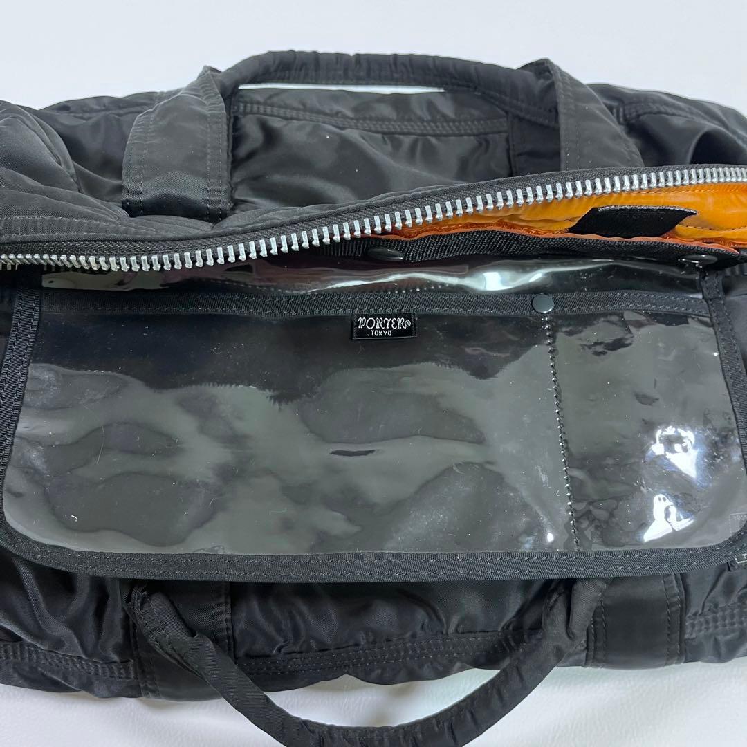 PORTER　タンカー　2way　ダッフルバッグ　ボストンバッグ　黒 吉田カバン
