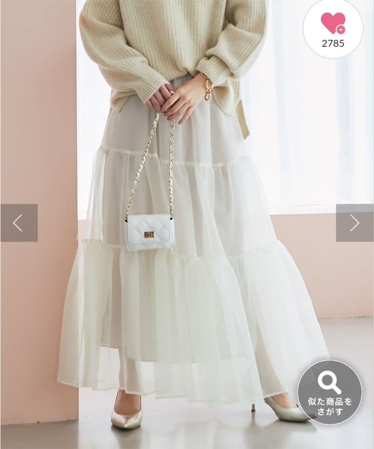 s*様 36 La boutique BonBon シアーオーガンジーティアード