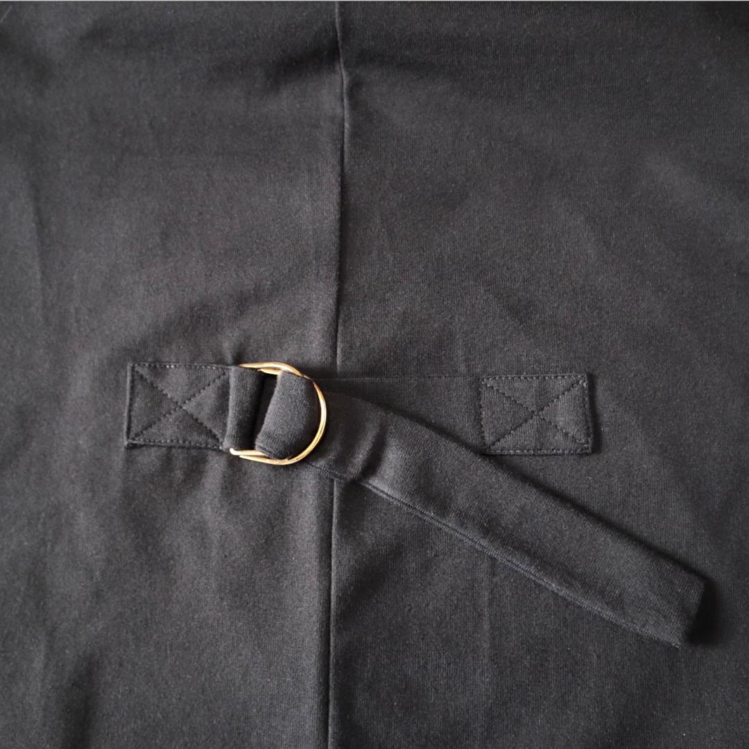 LOUIS VUITTON サイドストラップTシャツワンピース ブラック