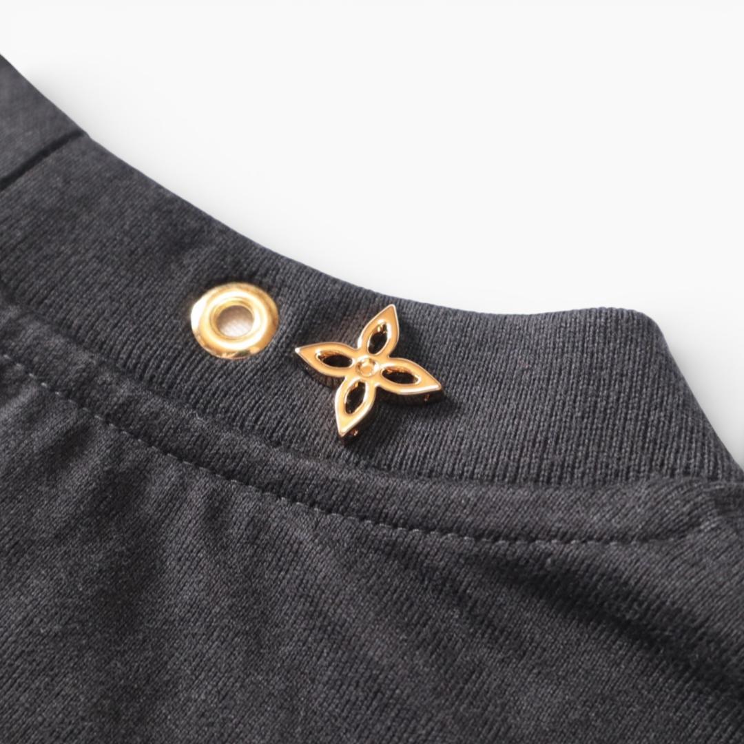 LOUIS VUITTON サイドストラップTシャツワンピース ブラック