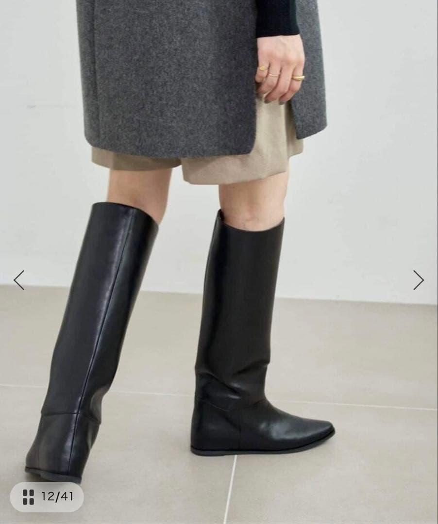 ココ　ルタロン　ワイドシャフトロングブーツ　インソール