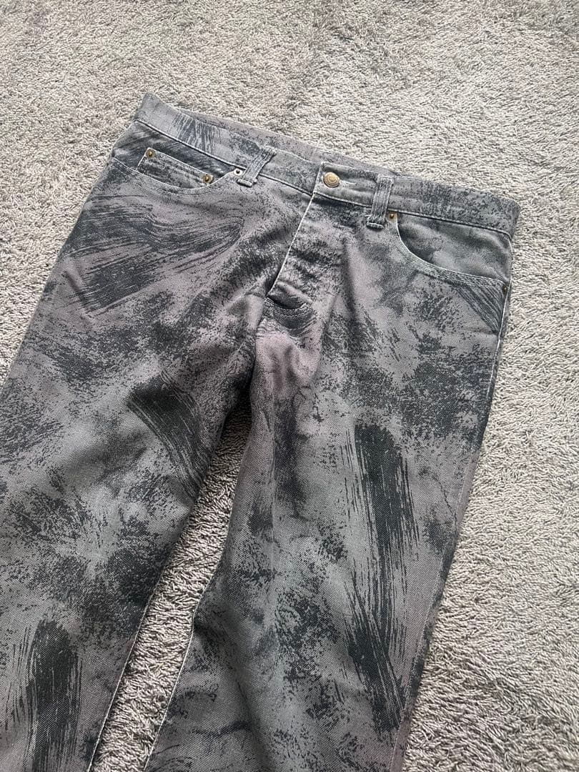 パンツ \"TORNADO MART\"Coating Design Flare Pants