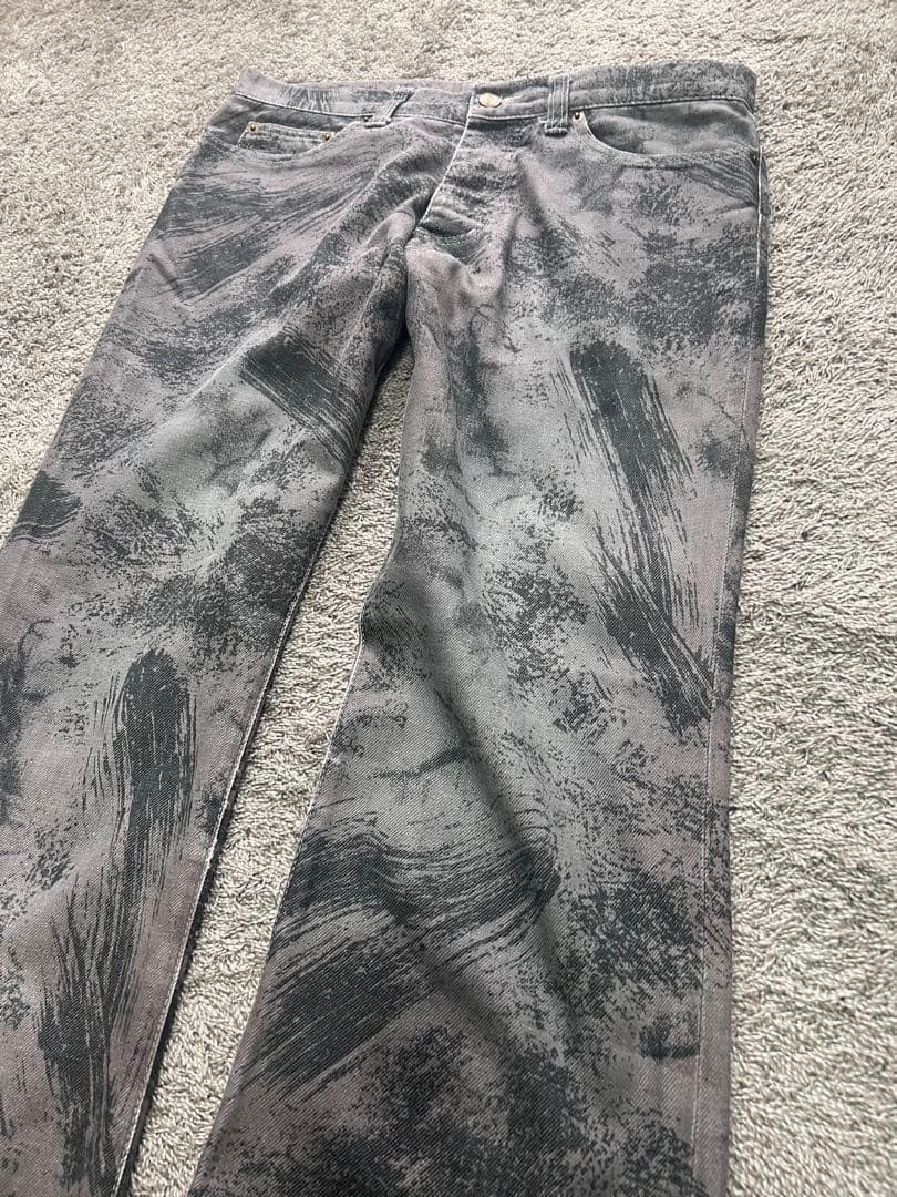 パンツ \"TORNADO MART\"Coating Design Flare Pants