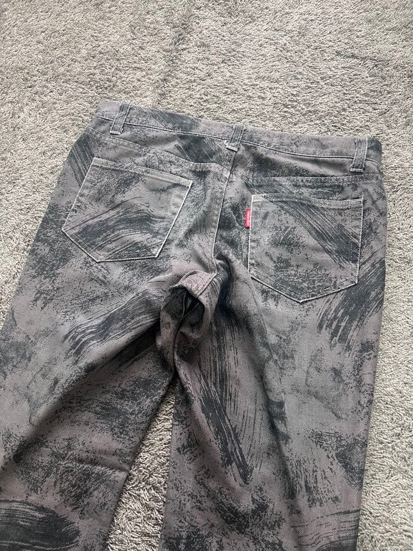 パンツ \"TORNADO MART\"Coating Design Flare Pants