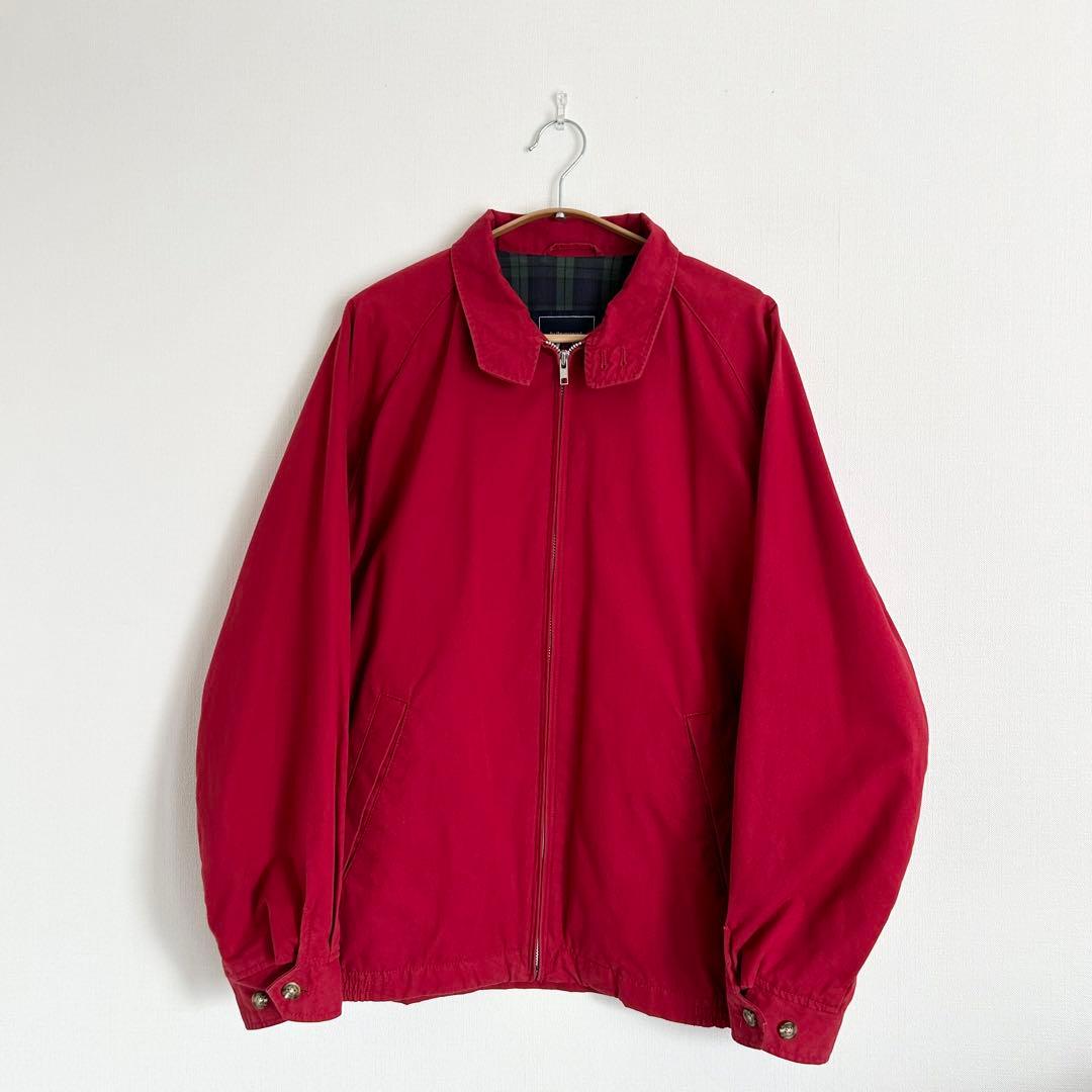VAN Jacket スウィングトップ 赤 LL 裏地チェック みゆき族