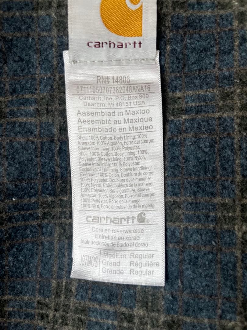Carhartt ジップアップジャケット ダークグリーン