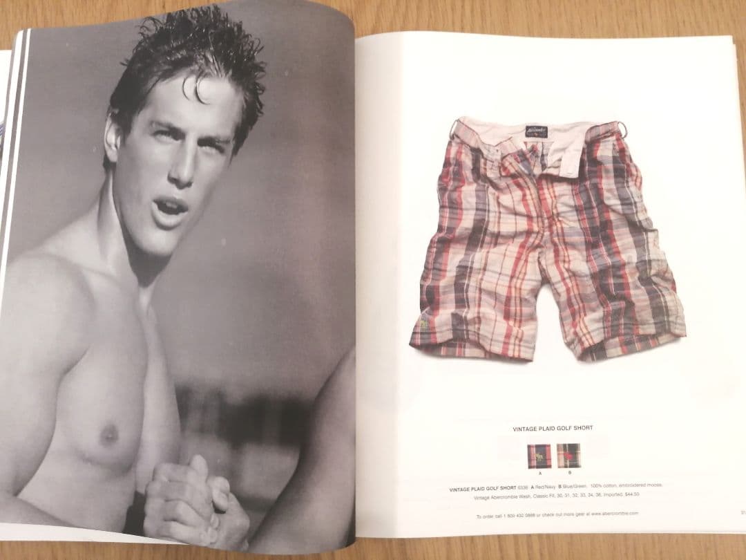レア】ブルースウェーバーアバクロ AbercrombieandFitchカタログ