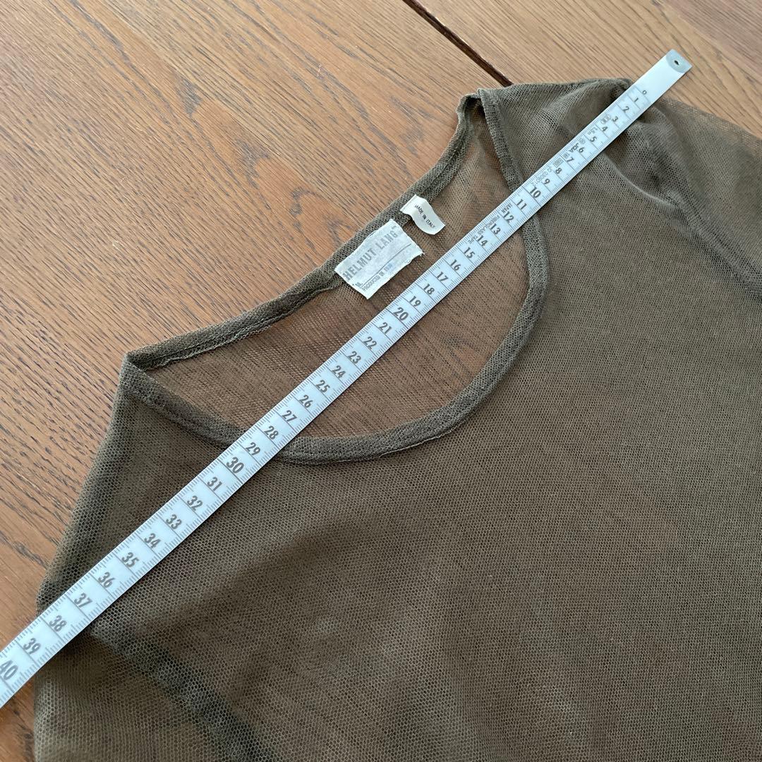 Helmut Lang 1999 本人期 メッシュ ミリタリー Tシャツ