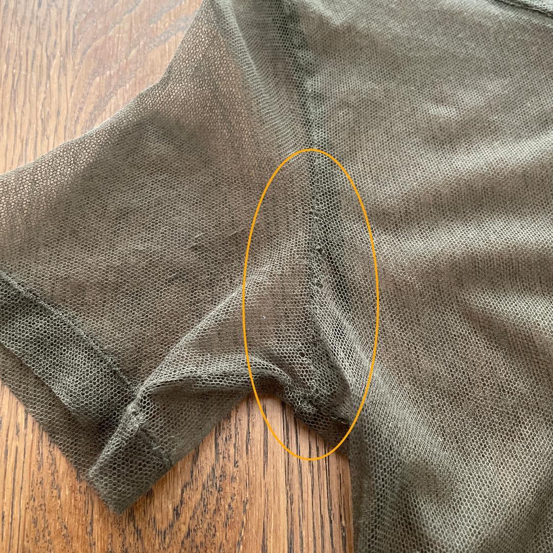 Helmut Lang 1999 本人期 メッシュ ミリタリー Tシャツ