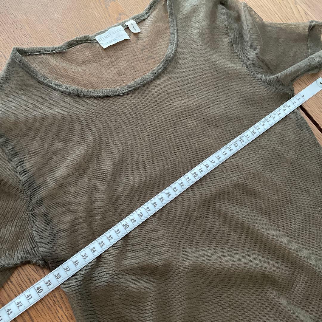 Helmut Lang 1999 本人期 メッシュ ミリタリー Tシャツ