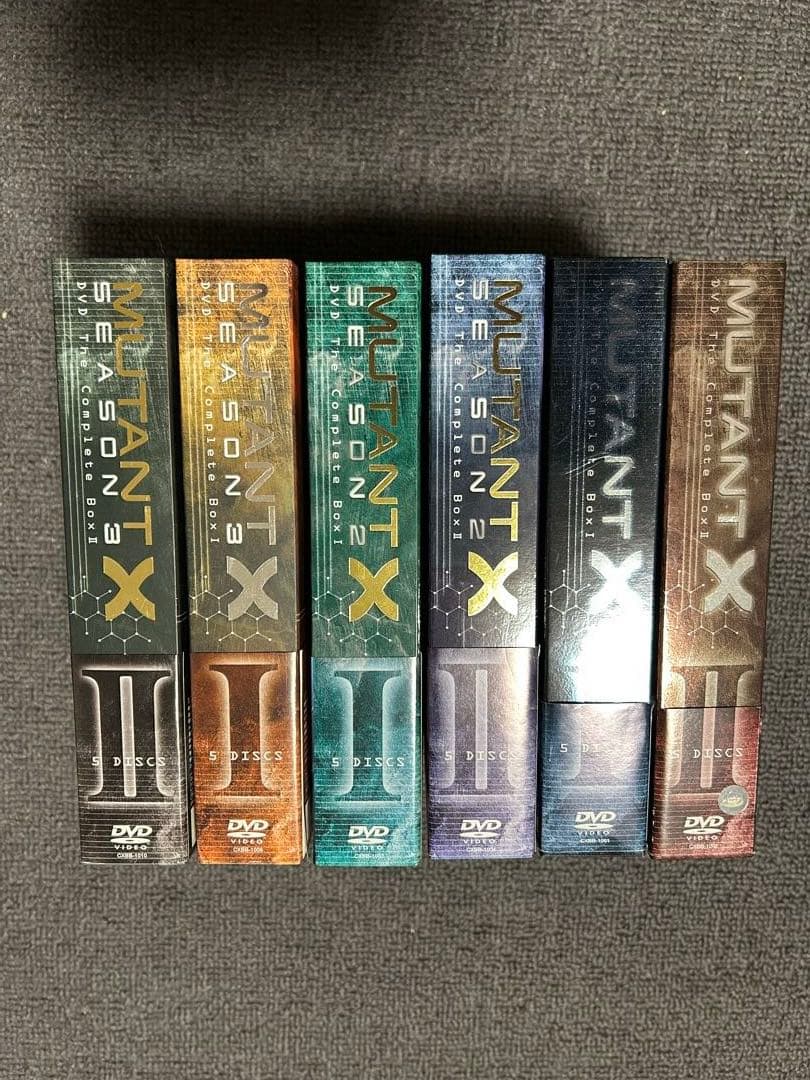 【セル版/美品/6点】ミュータントX:シーズン1~3:コンプリートDVD-BOX