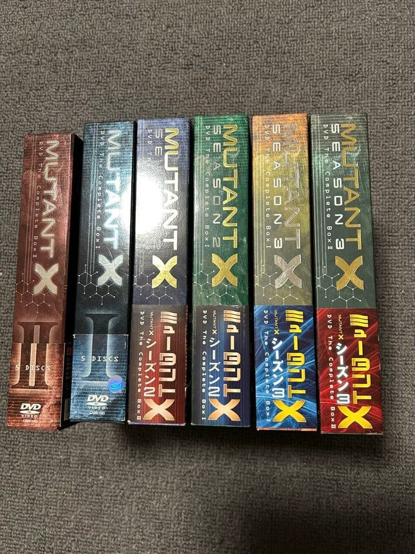 【セル版/美品/6点】ミュータントX:シーズン1~3:コンプリートDVD-BOX