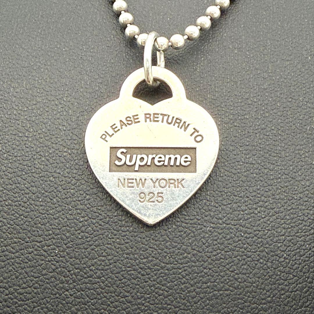 美品 Tiffany supreme コラボ リターン トゥ ハート ネックレス