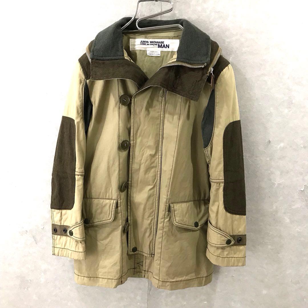 CDG ＪＵＮＹＡ ＷＡＴＡＮＡＢＥ ＭＡＮ パッチ切替 ブルゾン レア Ｓ